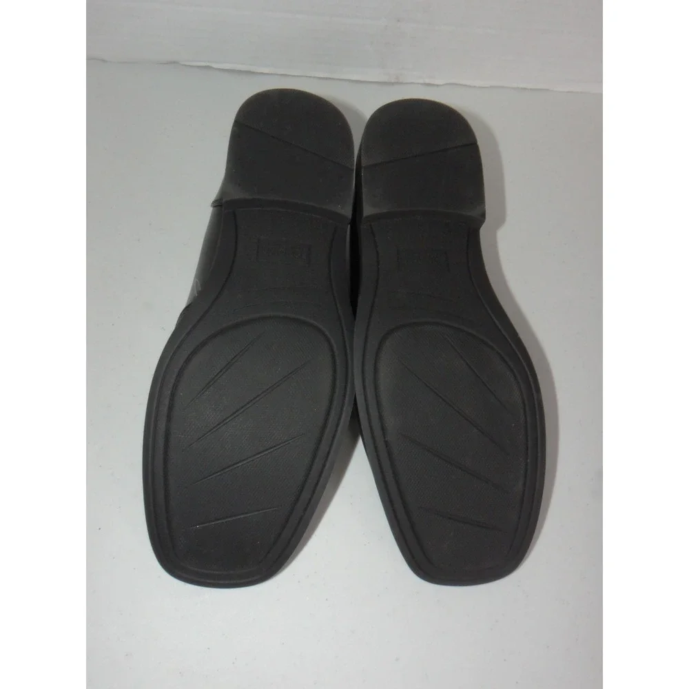 Sonoma Goods for Life Black Slip On Dress Loafers Square Toe Memory Foam Mens 7